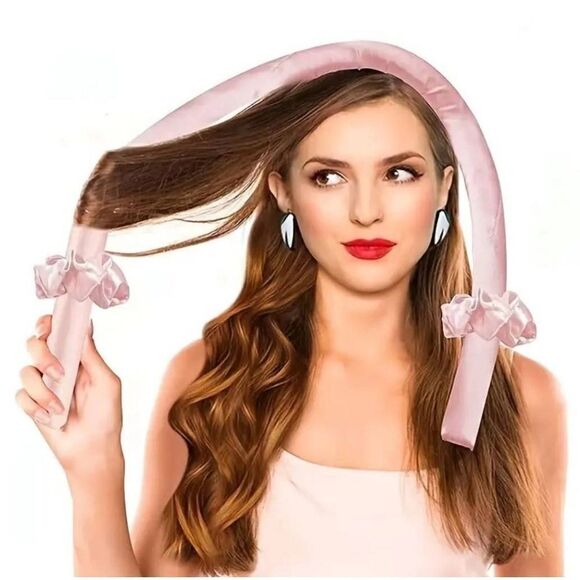 Heatless Hair Curlers, Curling Rod With Hair Clip and Scrunchies Included, Light - Picture 3 of 4